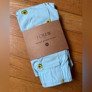NWT J.Crew Men Avocado Print One Woven Boxer Shorts 100% Cotton size M